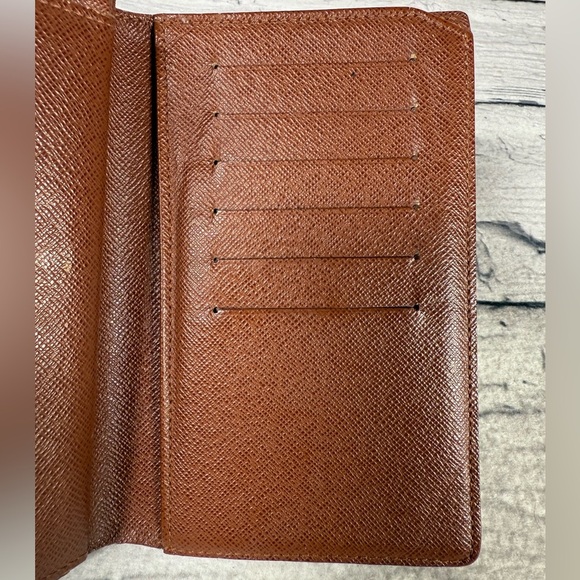 Louis Vuitton Porte Tresor Etui Papier Trifold Wallet Monogram Canvas Leather - Picture 8 of 16